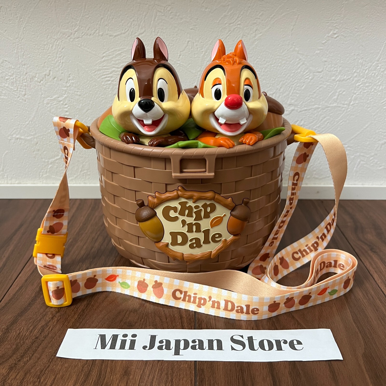 Tokyo Disney Resort Limited Chip & Dale Popcorn Bucket from JAPAN Used
