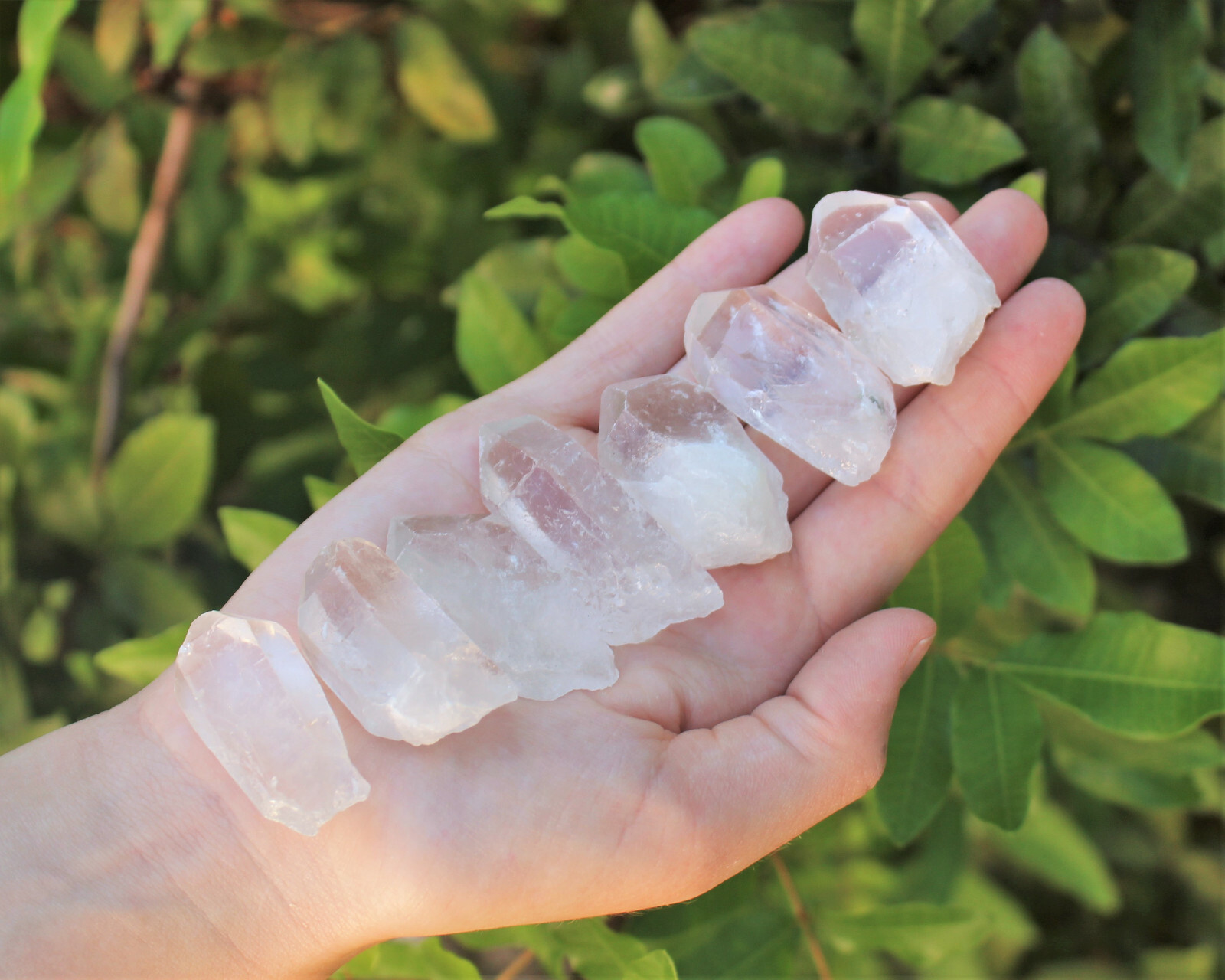 Clear Quartz Crystal Points 1 - 6\