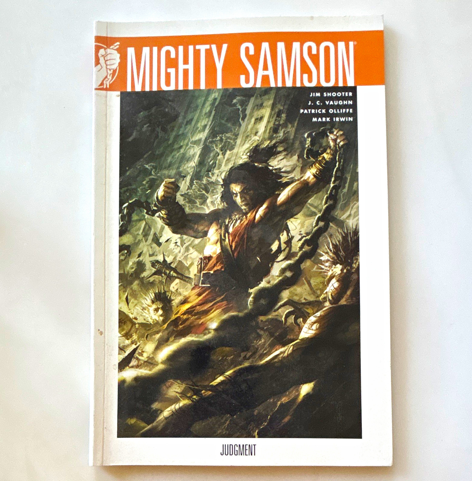 Mighty Samson Judgment Softcover Color Graphic Novel Samson Shooter Vaughn