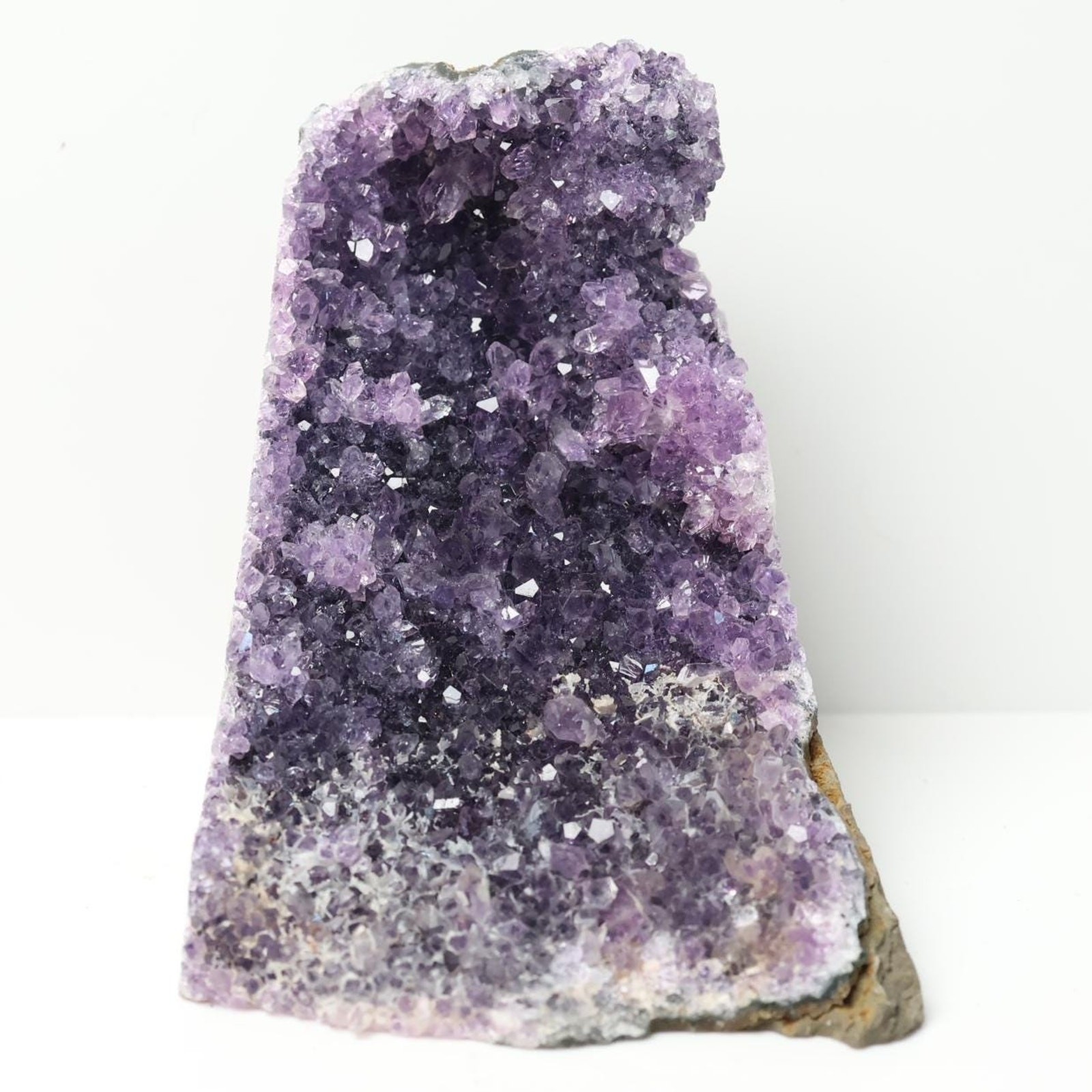 Brazilian Amethyst Cut Base Crystal – Natural Purple Geode