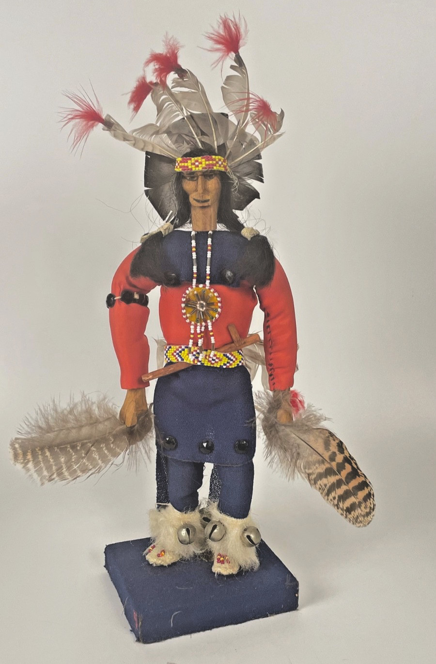 1977 Effie Curley Billy Fast Horse Lakota Native American Dancer Doll Signed