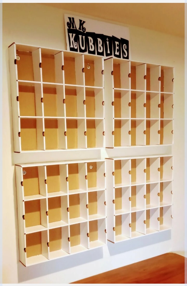 Funko Pop Display shelf Kubbie SIX PACK for Pops IN SOFT PROTECTORS