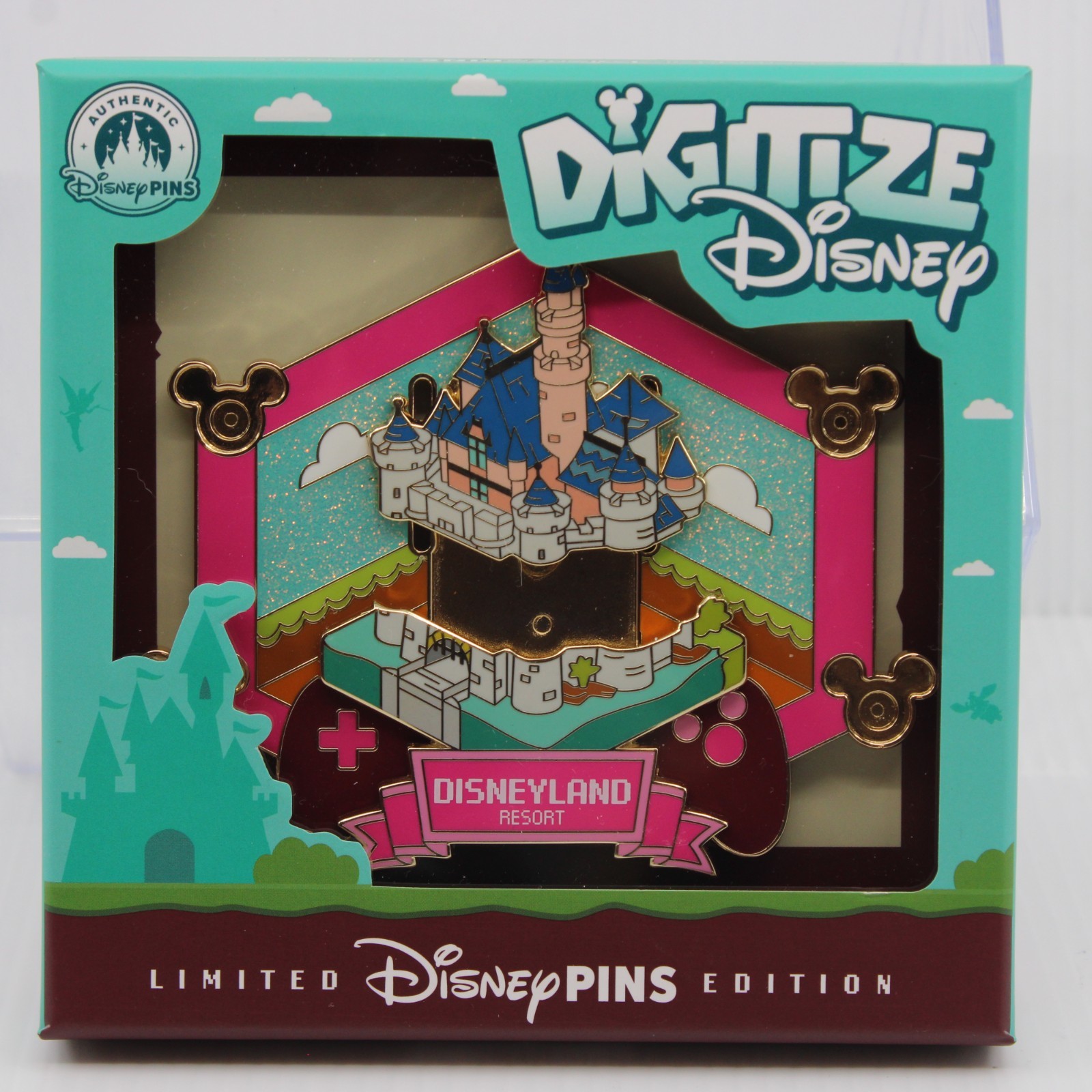 C2 Disney DLR LE 1000 Pin Digitize Sleeping Beauty Castle Jumbo