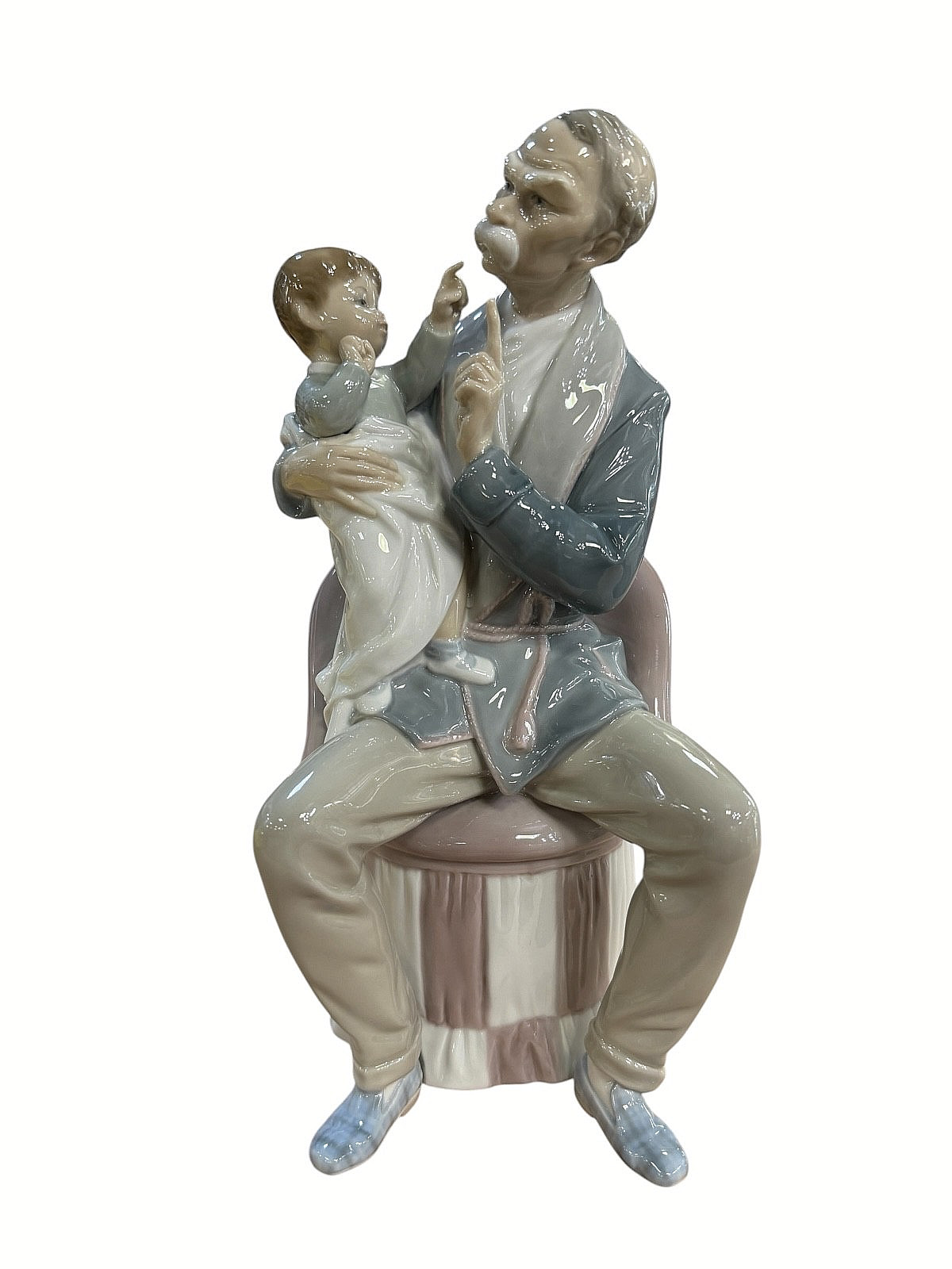 LLADRO # 4654 THE GRANDFATHER GLOSS FINISH FIGURINE BY SALVADOR FURIÓ