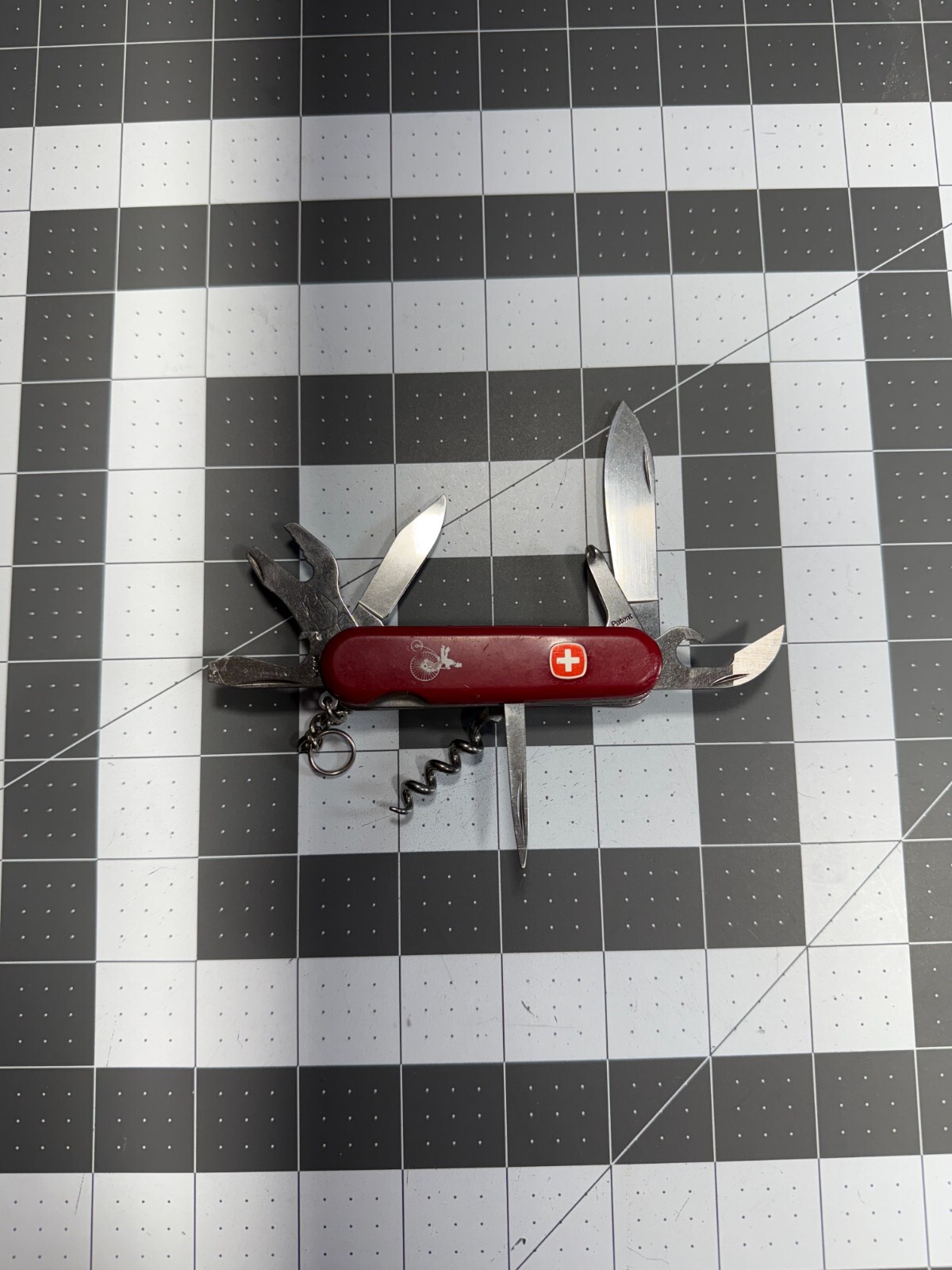 Wenger Cyclist Pocket Knife Swiss 85MM Retired Rare 85MM- 8592