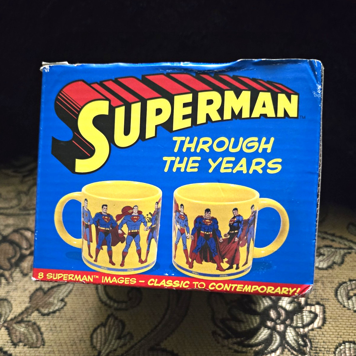The Unemployed Philosophers Guild Superman Yellow 11oz Ceramic Mug Safe