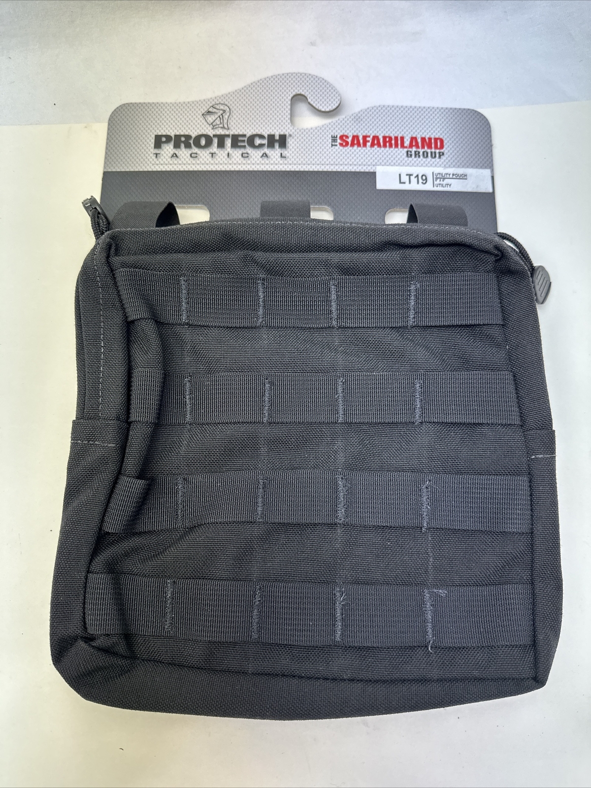 Protech Tactical Safariland Black LT19 8x8 Utility Pouch Molle Helium Whisper