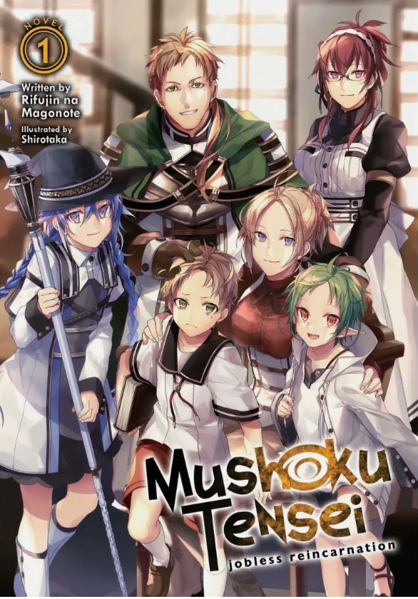 Mushoku Tensei: Jobless Reincarnation Light Novel Volume 1-26 English Version
