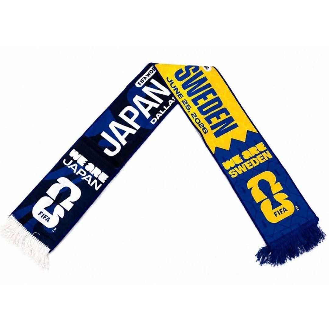 Official FIFA World Cup 2026 Japan vs Sweden Commemorative Towel Scarf FS