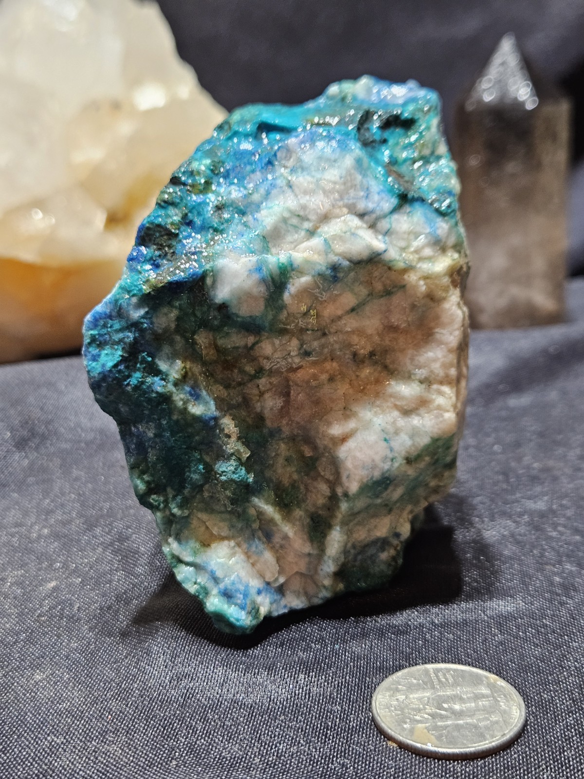 Bright Teal Specimen Natural Form (1lb 10oz)