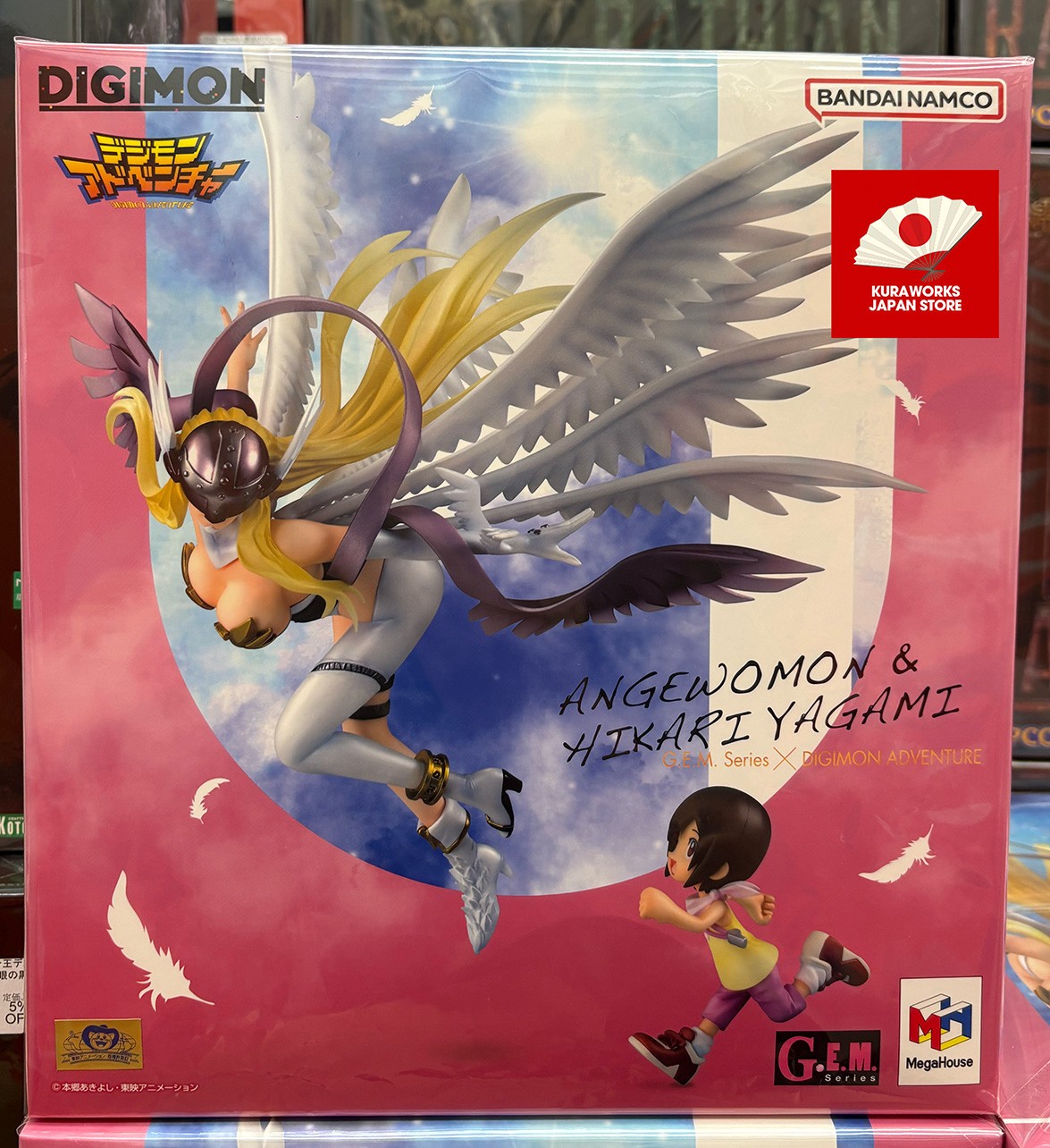 MegaHouse G.E.M. Digimon Adventure Angewomon & Kari Yagami LTD Reissue New