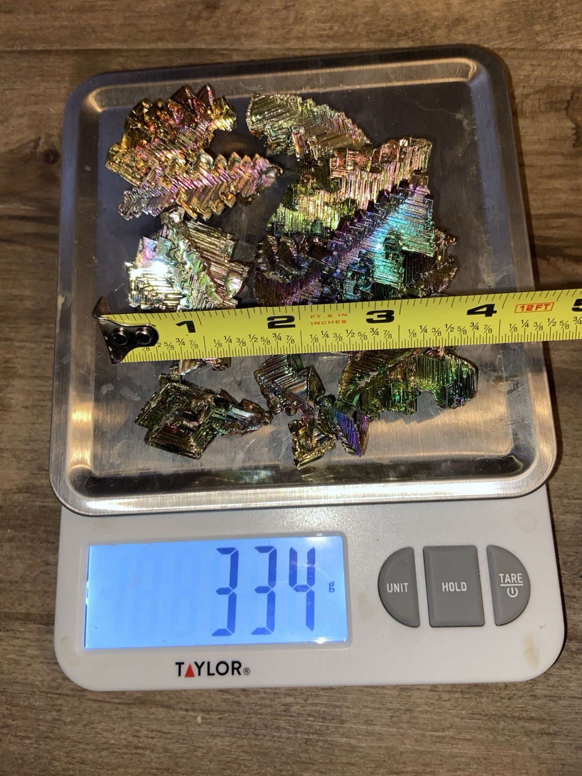 Bismuth Crystals Bulk 333 Grams Bismuth Crystals Bulk 333 Grams