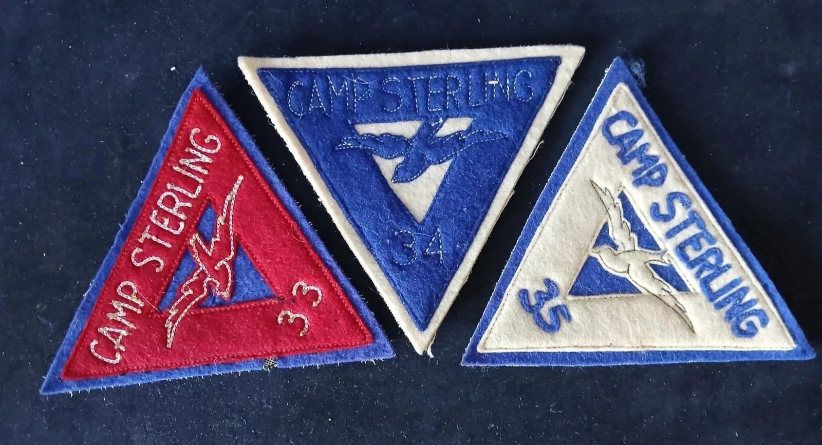 Vintage Boy Scout Patches 1933-35 Camp Ross Sterling YMCA Peace Chief & LSS Vintage Boy Scout Patches 1933-35 Camp Ross Sterling YMCA Peace Chief & LSS
