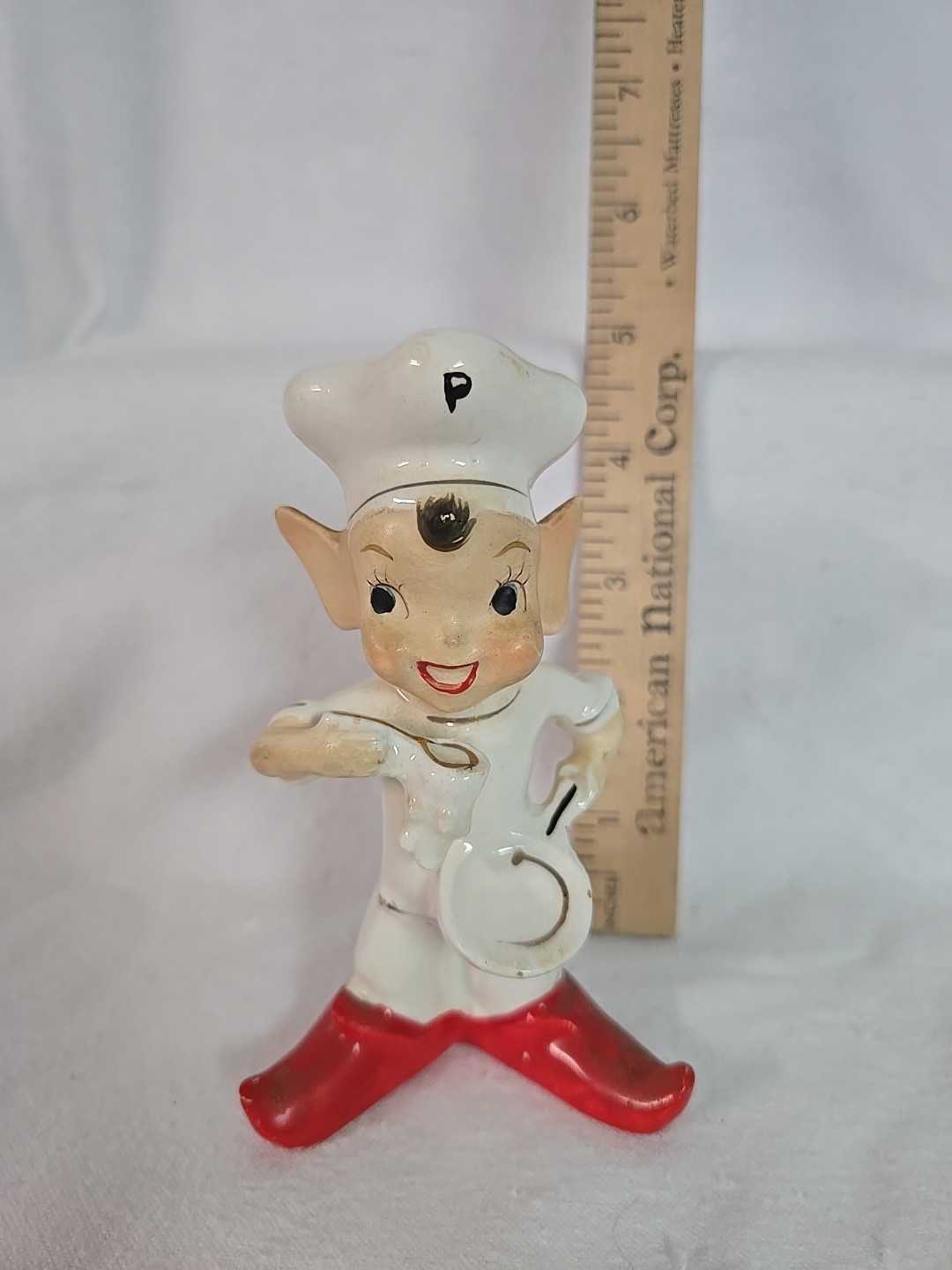 Vintage And Rare Elf Pixie Pepper Shaker, mid century Relco Atom Japan 