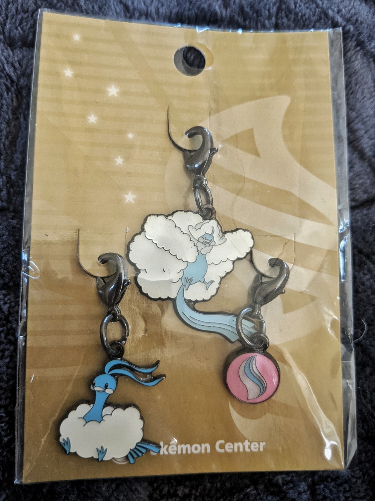 Pokemon Center - Metal Charm Set: Altaria, Altarianite,  Mega Stone