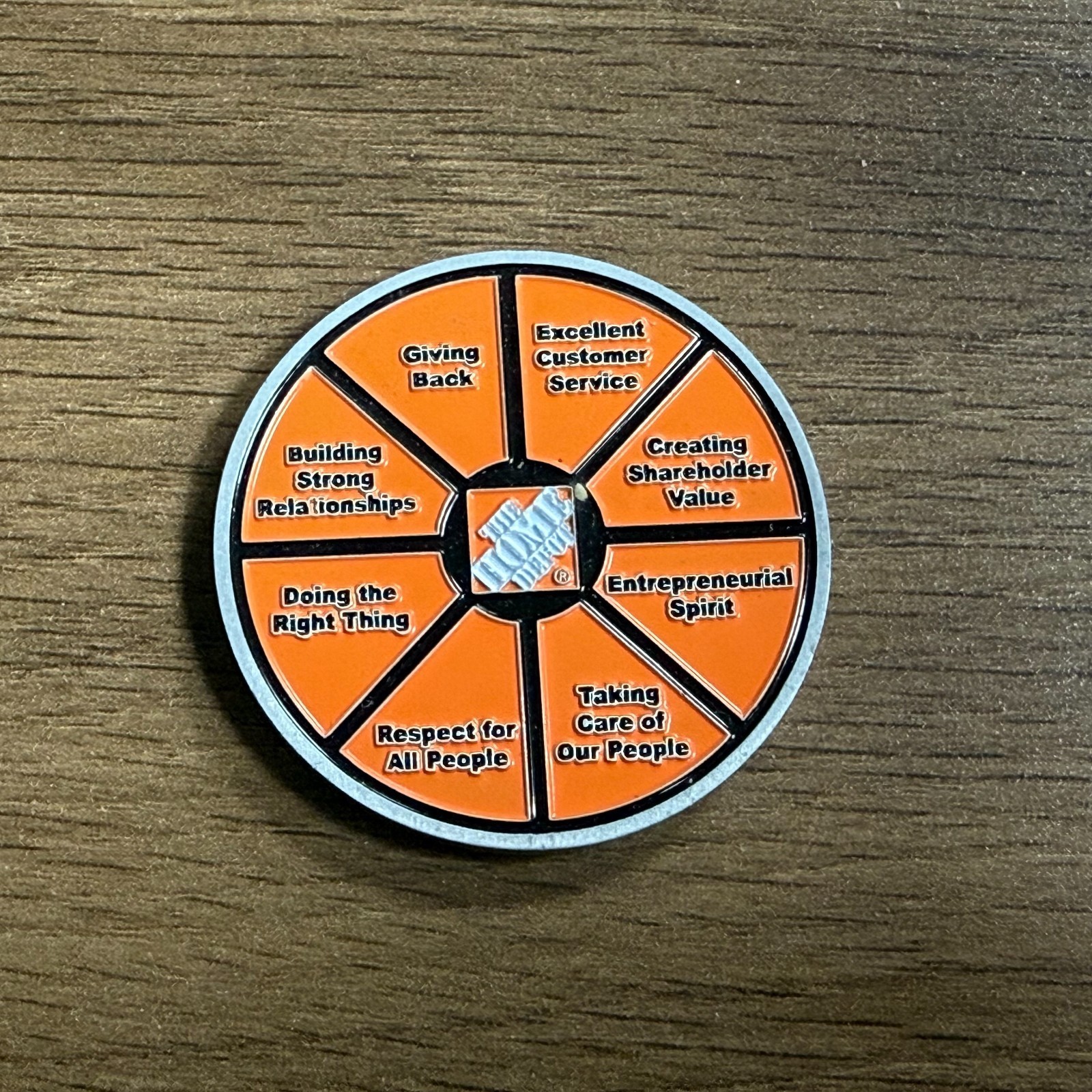 The Home Depot Commercial Team Pro Excellence Challenge Coin  3#F