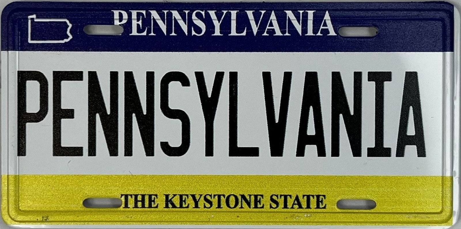Pennsylvania State License Plate Novelty Fridge Magnet