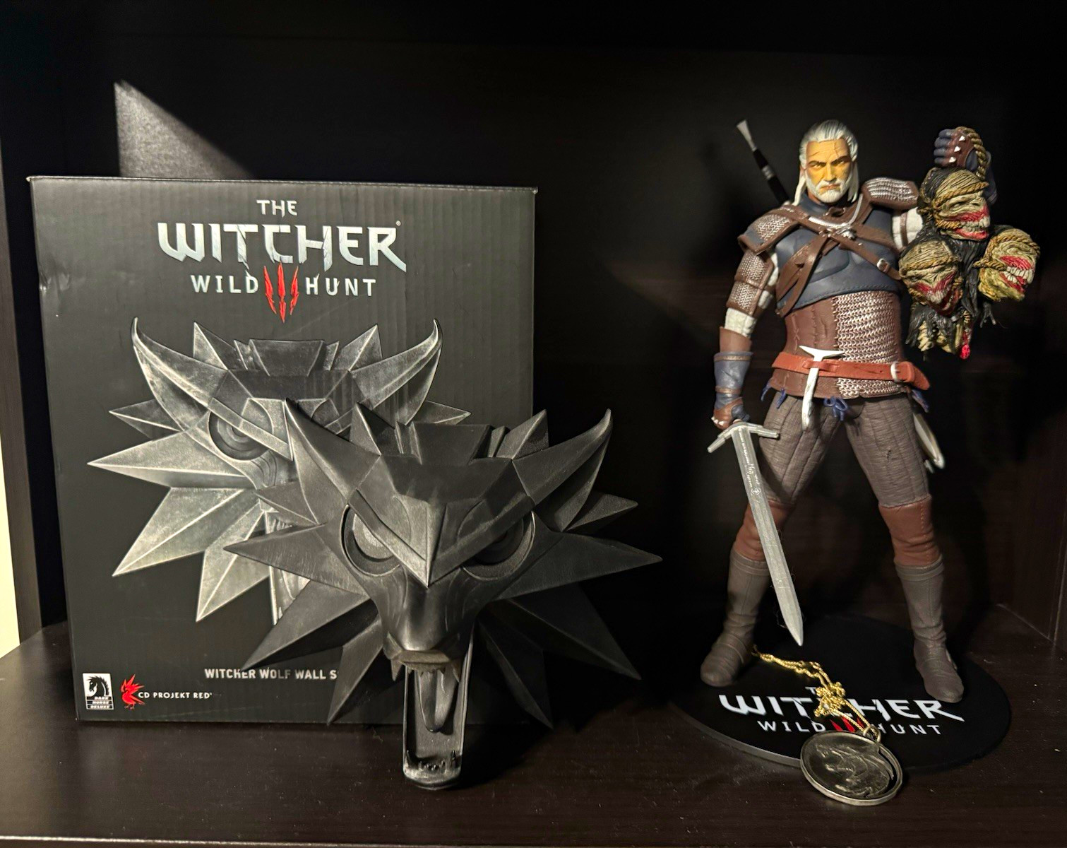 The Witcher III Wild Hunt Wolf Wall Sculpture 