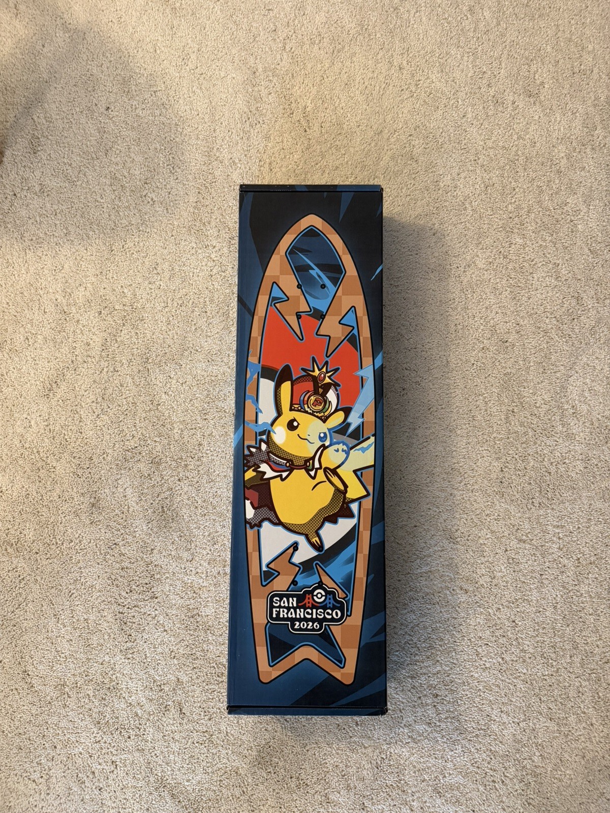 Bear Walker x Pokemon Center Pikachu 2026 Worlds San Francisco Skateboard Sealed