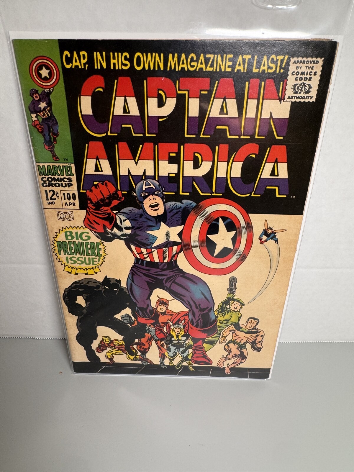 Captain America #100 Marvel 1968 First issue of own title (continues Very Good