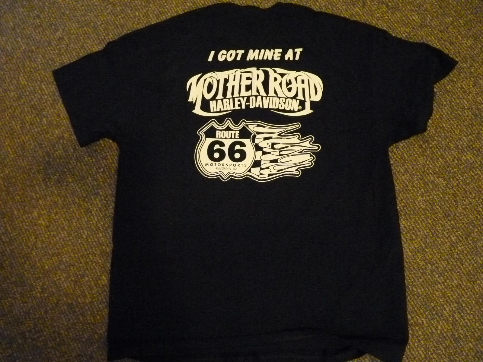Harley Davidson Men T-Shirts, Mother road short sleeve, XL
