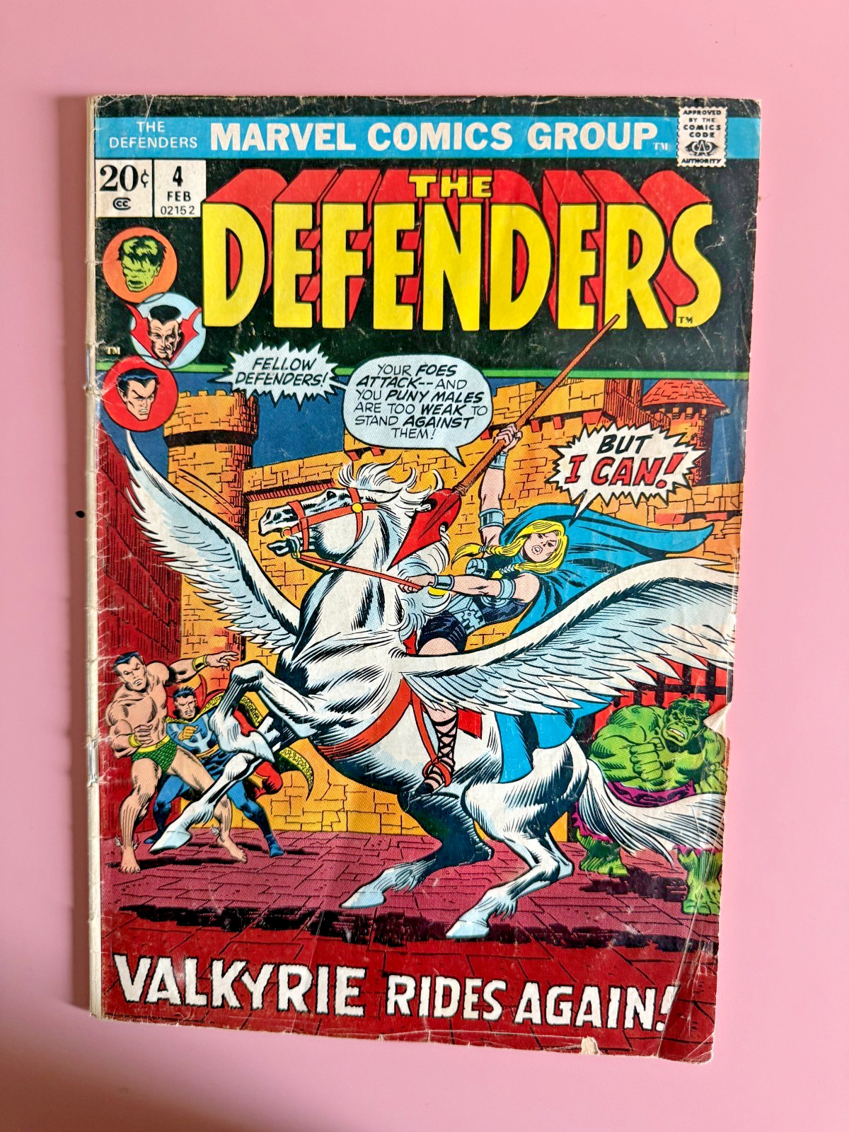 The Defenders #4 Valkyrie Rides Again Marvel Comics Group