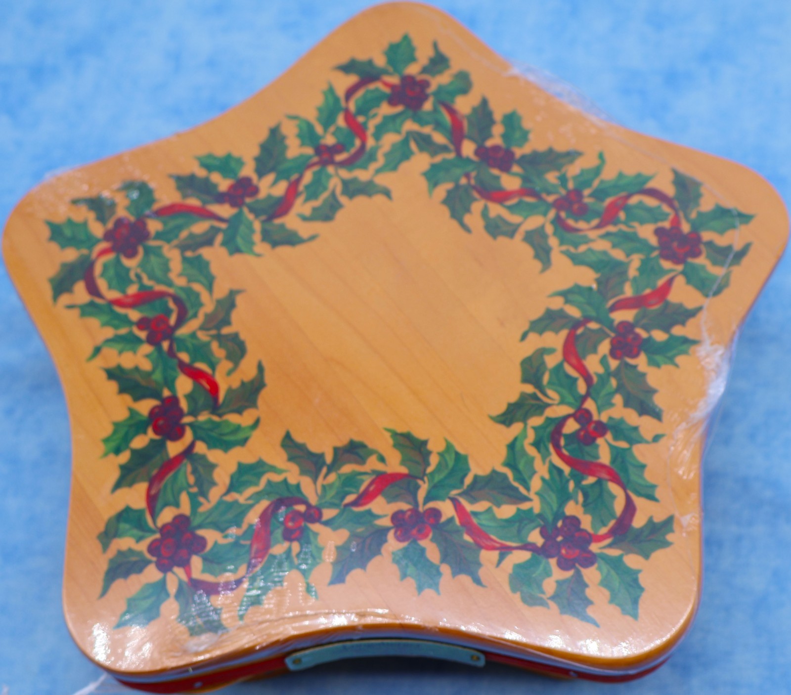 Longaberger 2001 Shining Star Basket 59391 Lid Protector Christmas