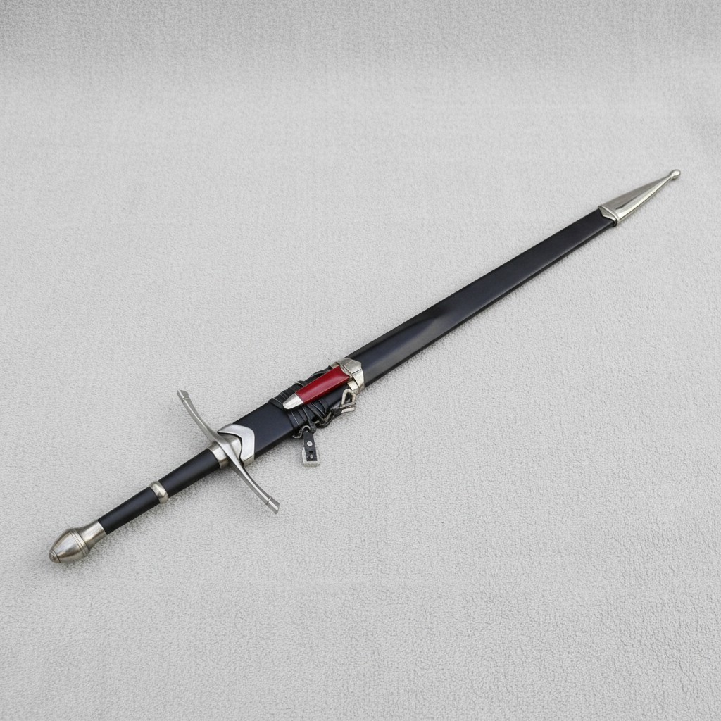 Personalized Ranger Sword Set – Handmade Carbon Steel Blade with Sheath & Bonus