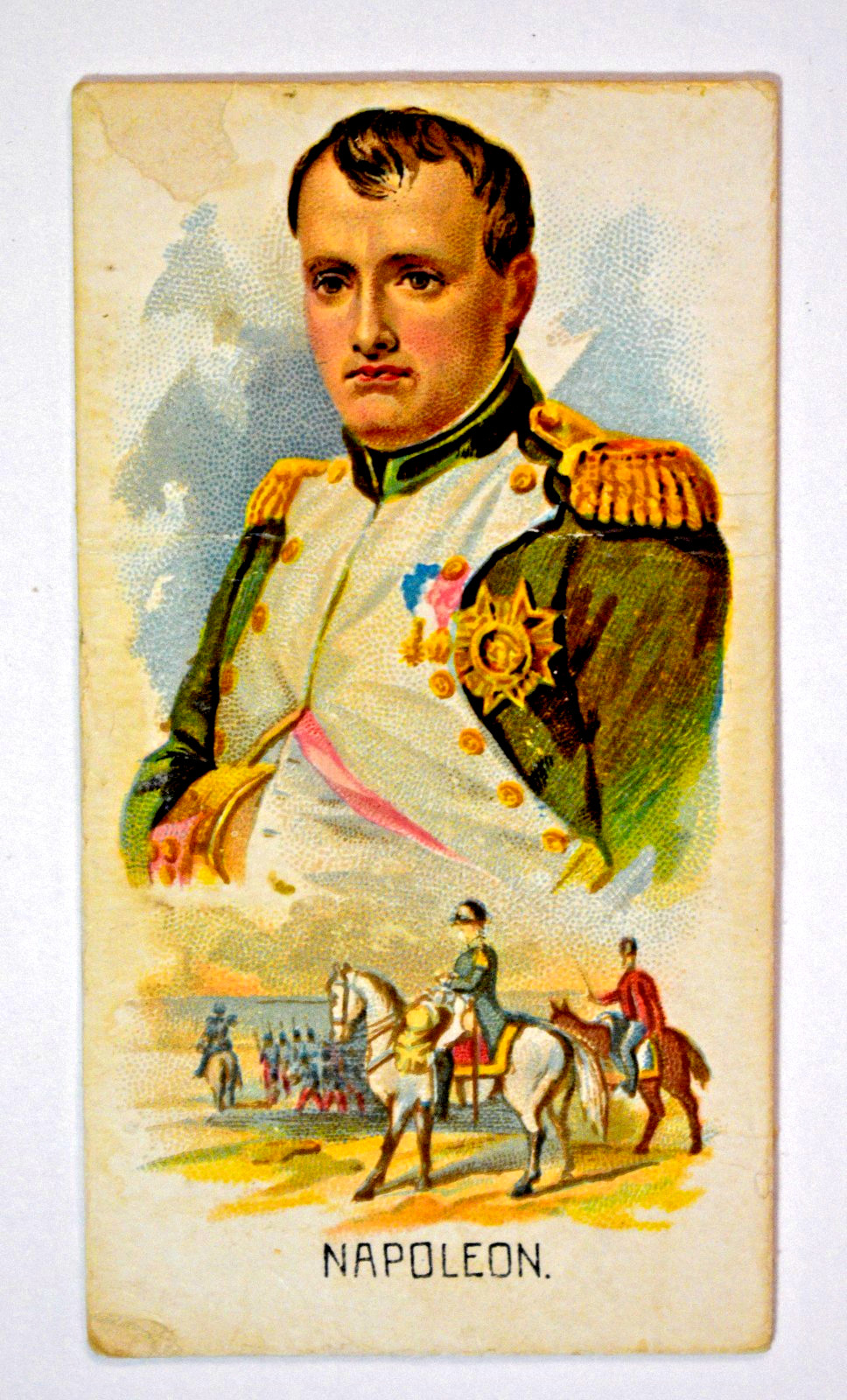 1889 Kinney Bros. Leaders Napoleon Bonaparte N222 Tobacco Card (Poor)
