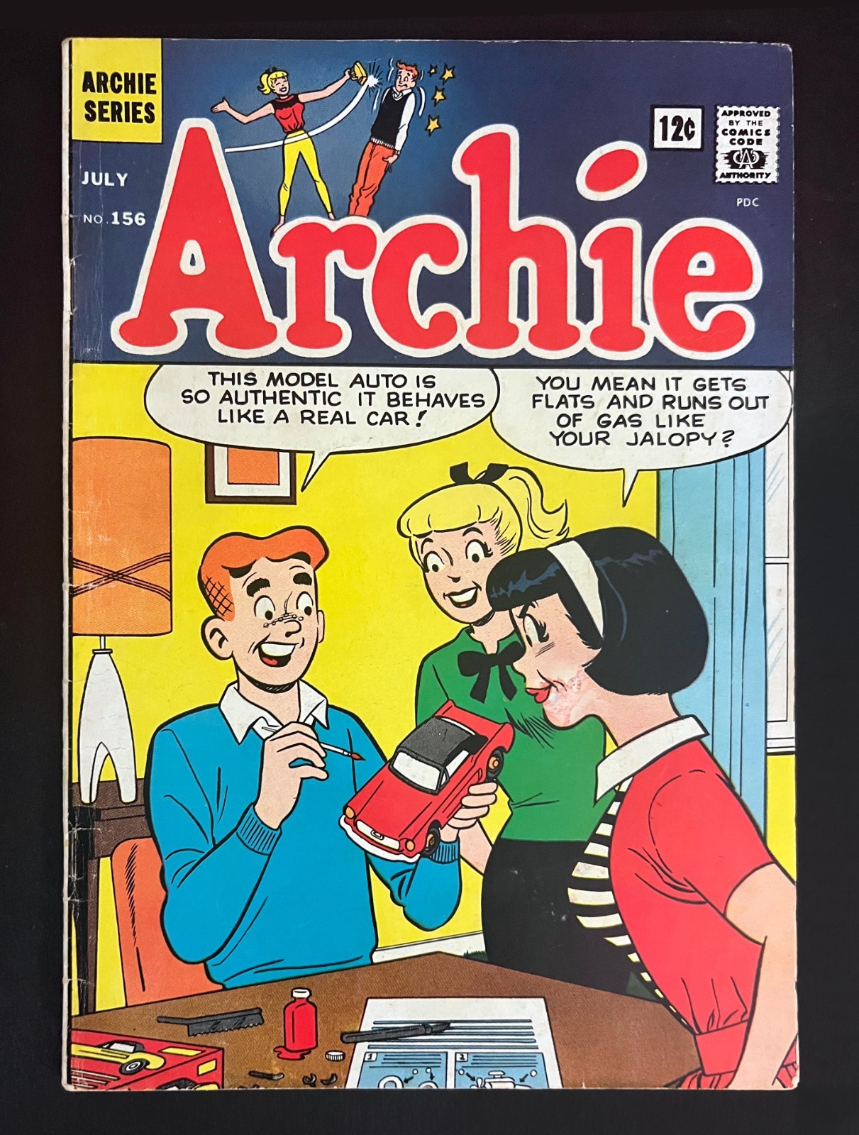ARCHIE #156 1965 BETTY & VERONICA Samm Schwartz Cover Harry Lucey Art