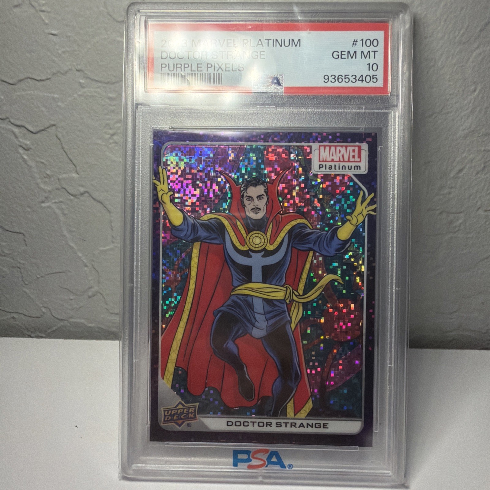 Marvel PSA 10 Doctor Strange 2023 Marvel Platinum Purple Pixels /35 PSA 10 POP 4
