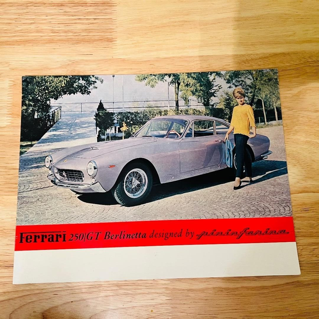 Original 1963 Ferrari 250GT Lusso Berlinetta Sales Brochure