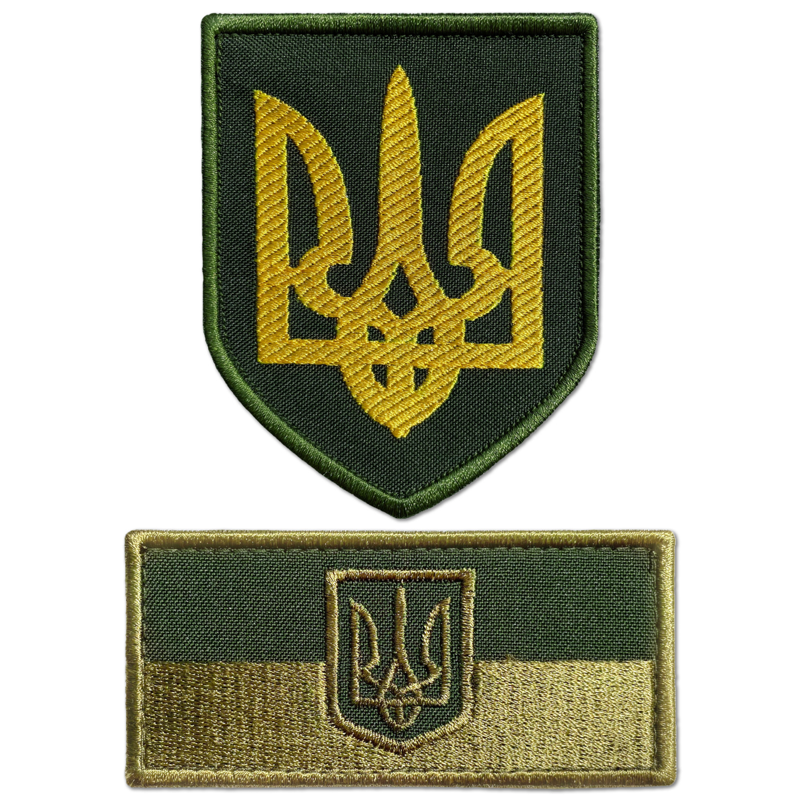 Ukrainian Patch Set – Trident Flag and Coat of Arms, 2 Pcs Tactical Patches Ukrainian Patch Set – Trident Flag and Coat of Arms, 2 Pcs Tactical Patches