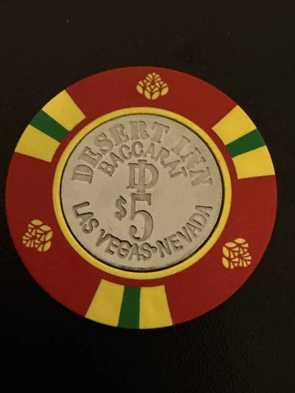 $5 Desert Inn Baccarat Las Vegas Casino Chip **Very Rare**