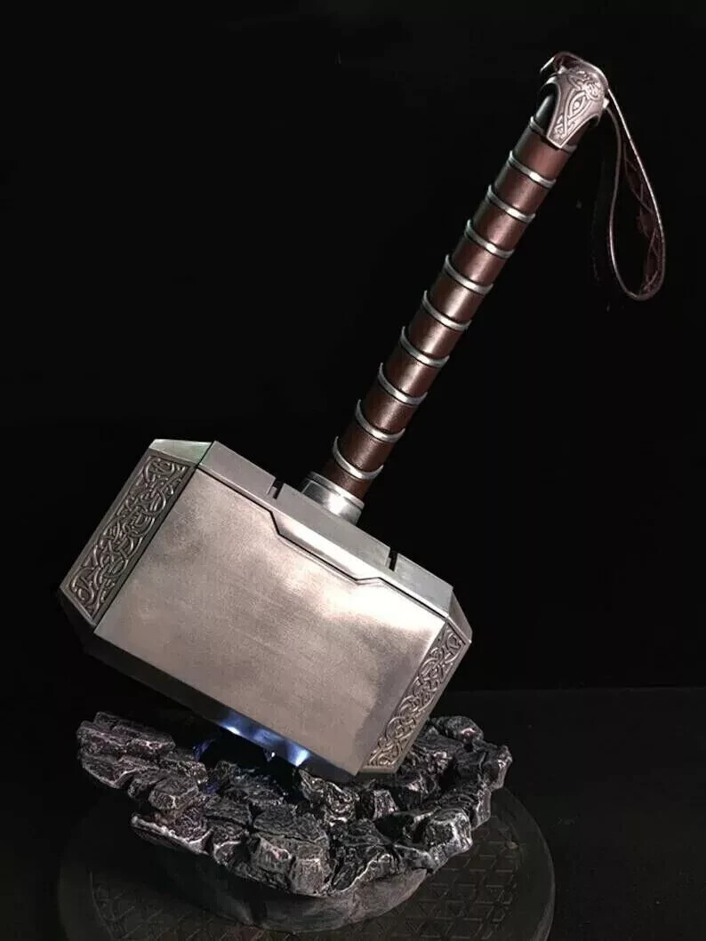 [Full Metal] Thor Hammer Replica Mjolnir Prop Collector Halloween Cosplay