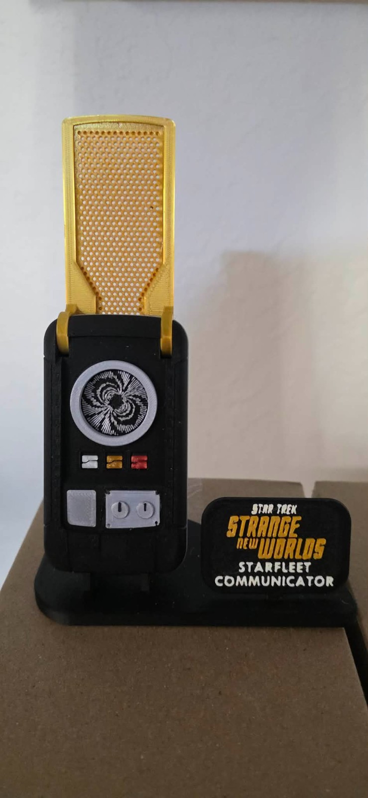 1:1 Life-Sized Star Trek Strange New Worlds Communicator | 3D Printed