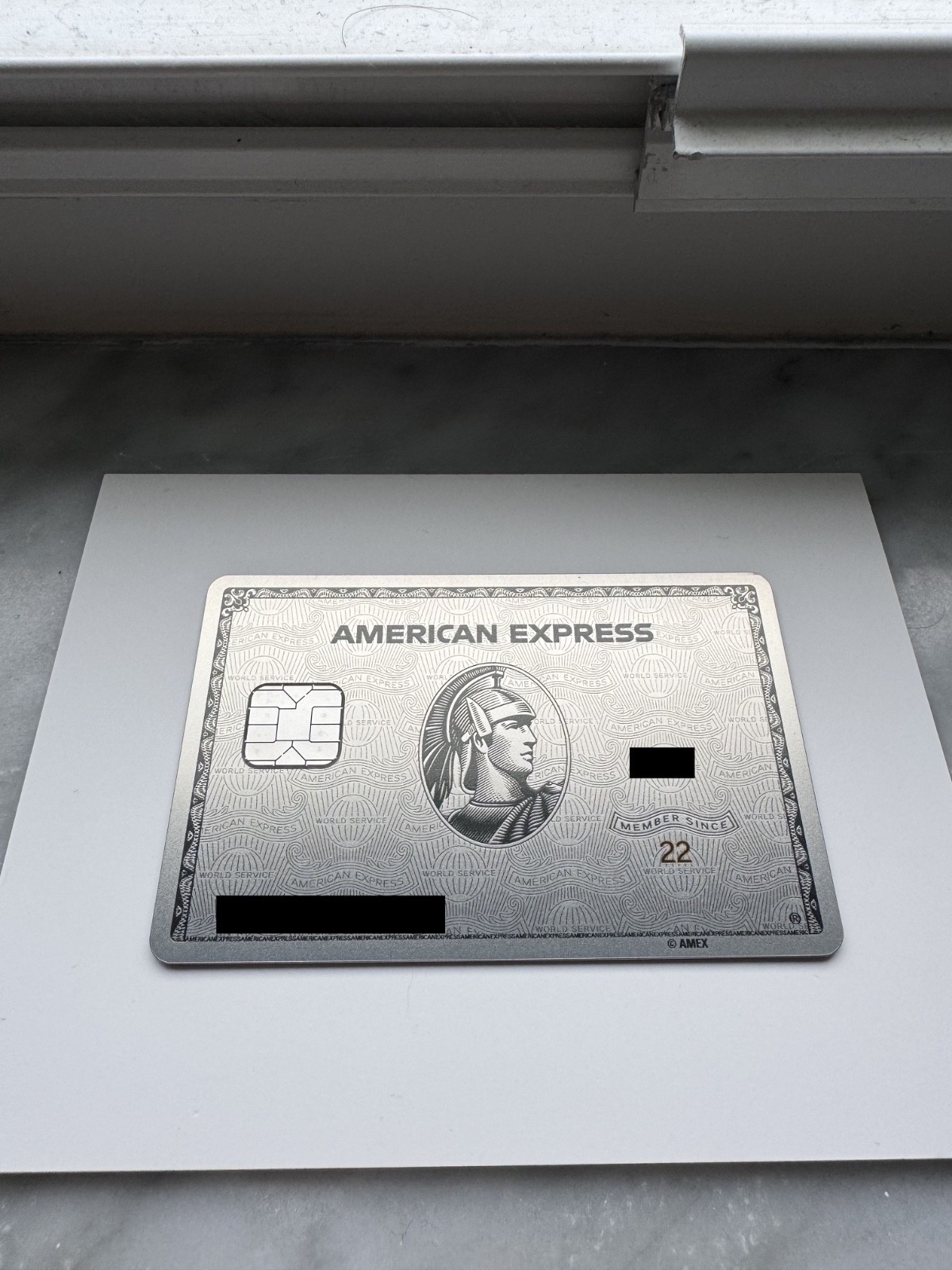 American Express Platinum Metal Card. Authentic. Collectible.