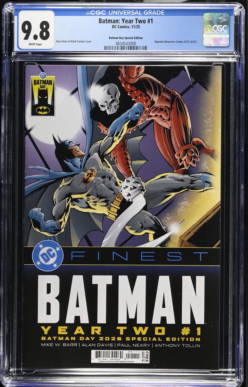 Batman Day 2025-Batman Year Two #1A CGC 9.8