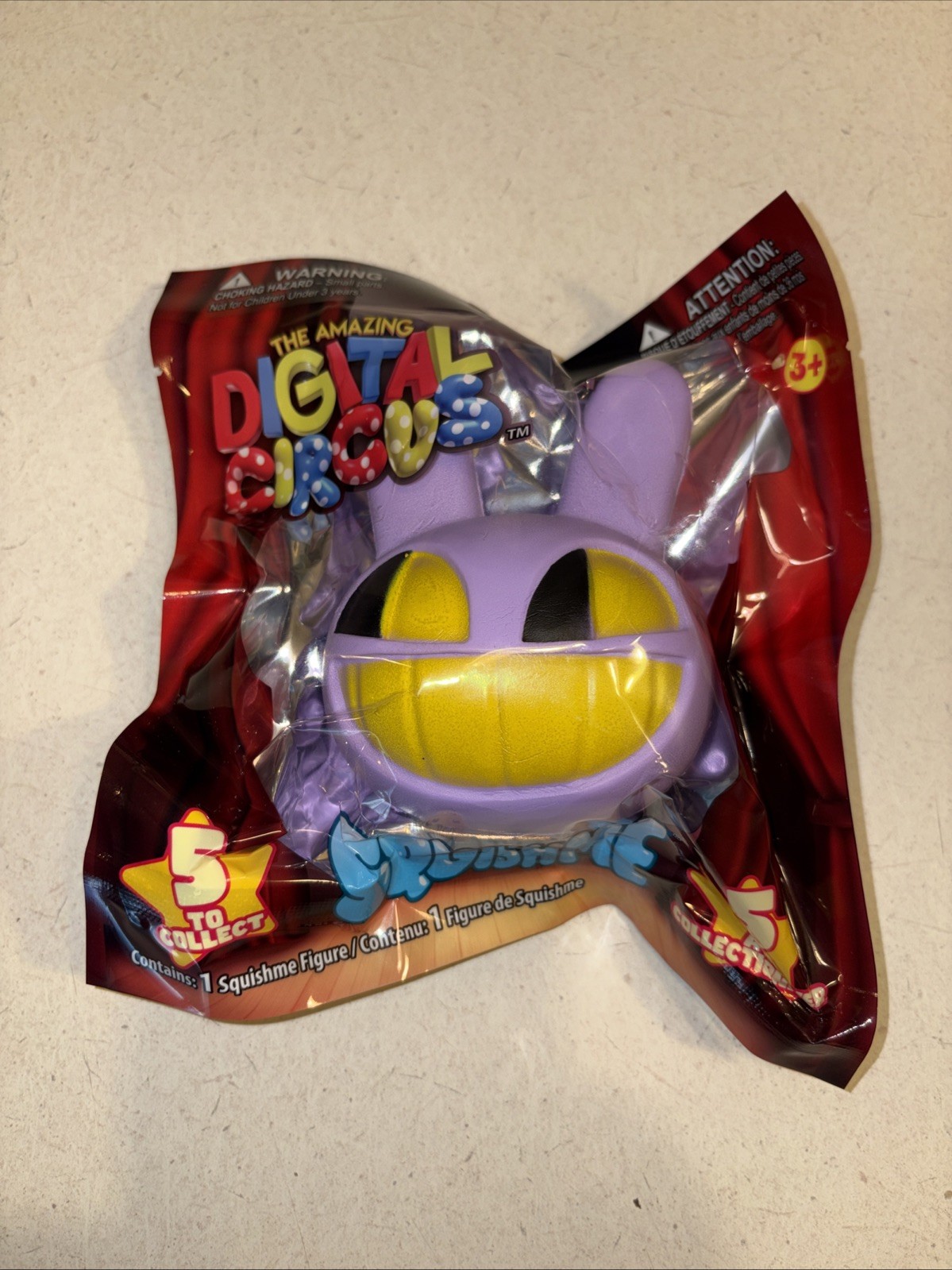 The Amazing Digital Circus: Jax Squishme Bag NEW Squish Me figure