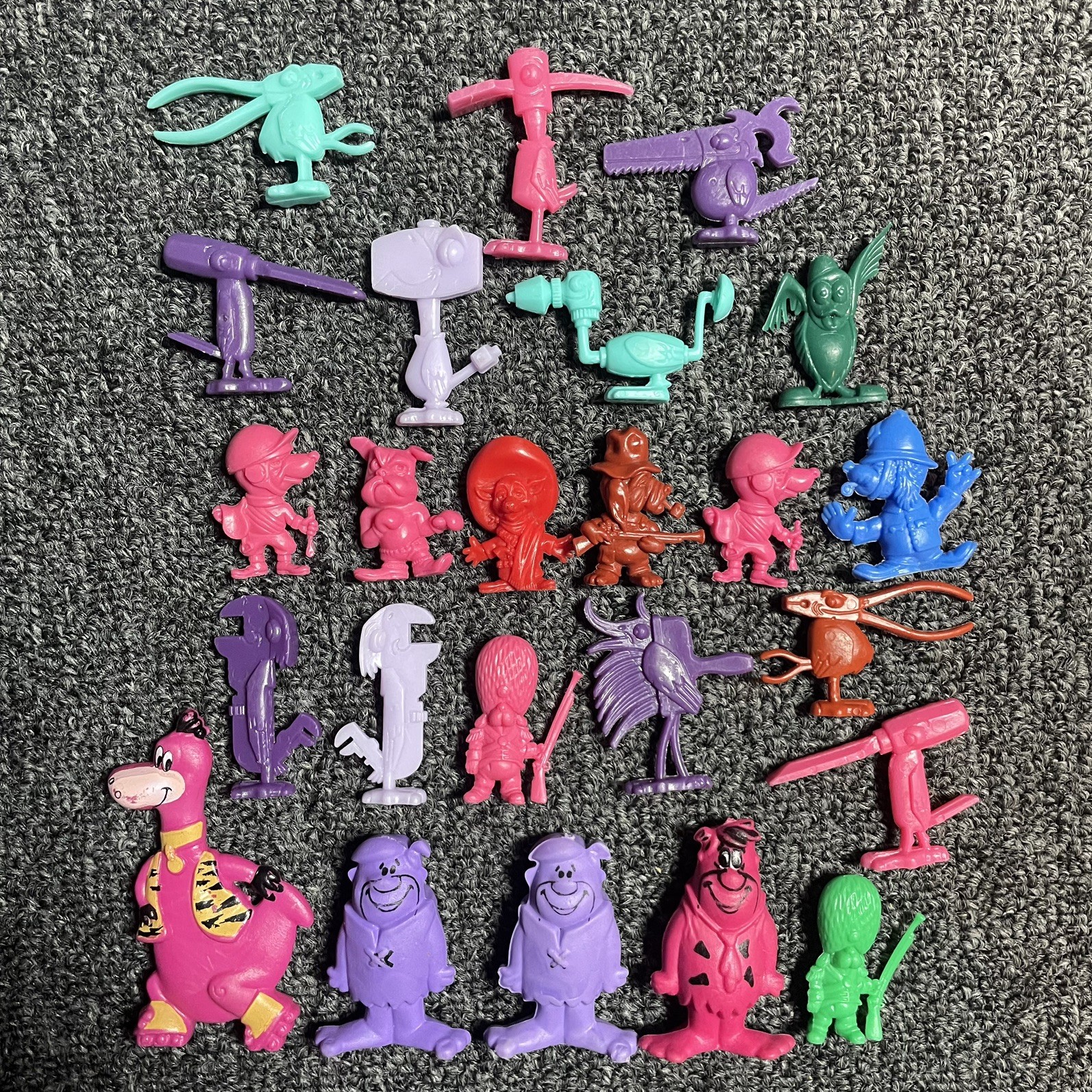 VTG Lot of 22 Hanna Barbera RL Tooly Birds 1960-70s  Flintstones Premiums cereal
