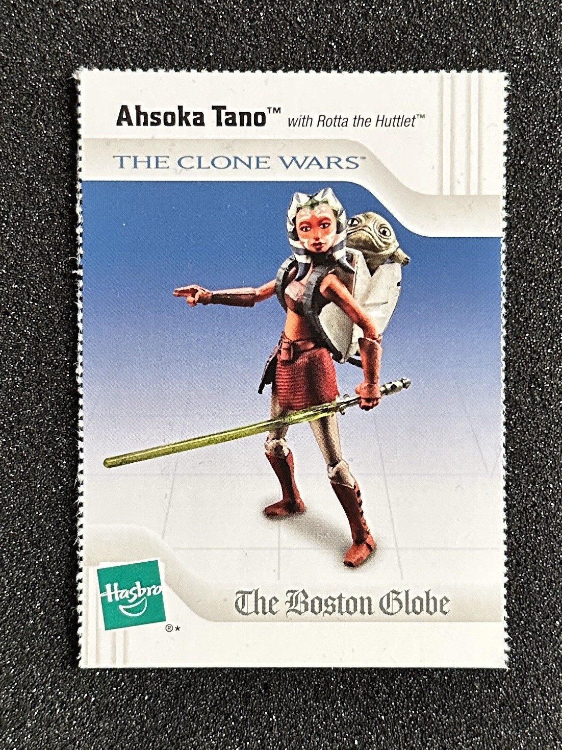 2008 Hasbro Boston Globe Star Wars Clone Wars AHSOKA TANO Rookie RC Debut