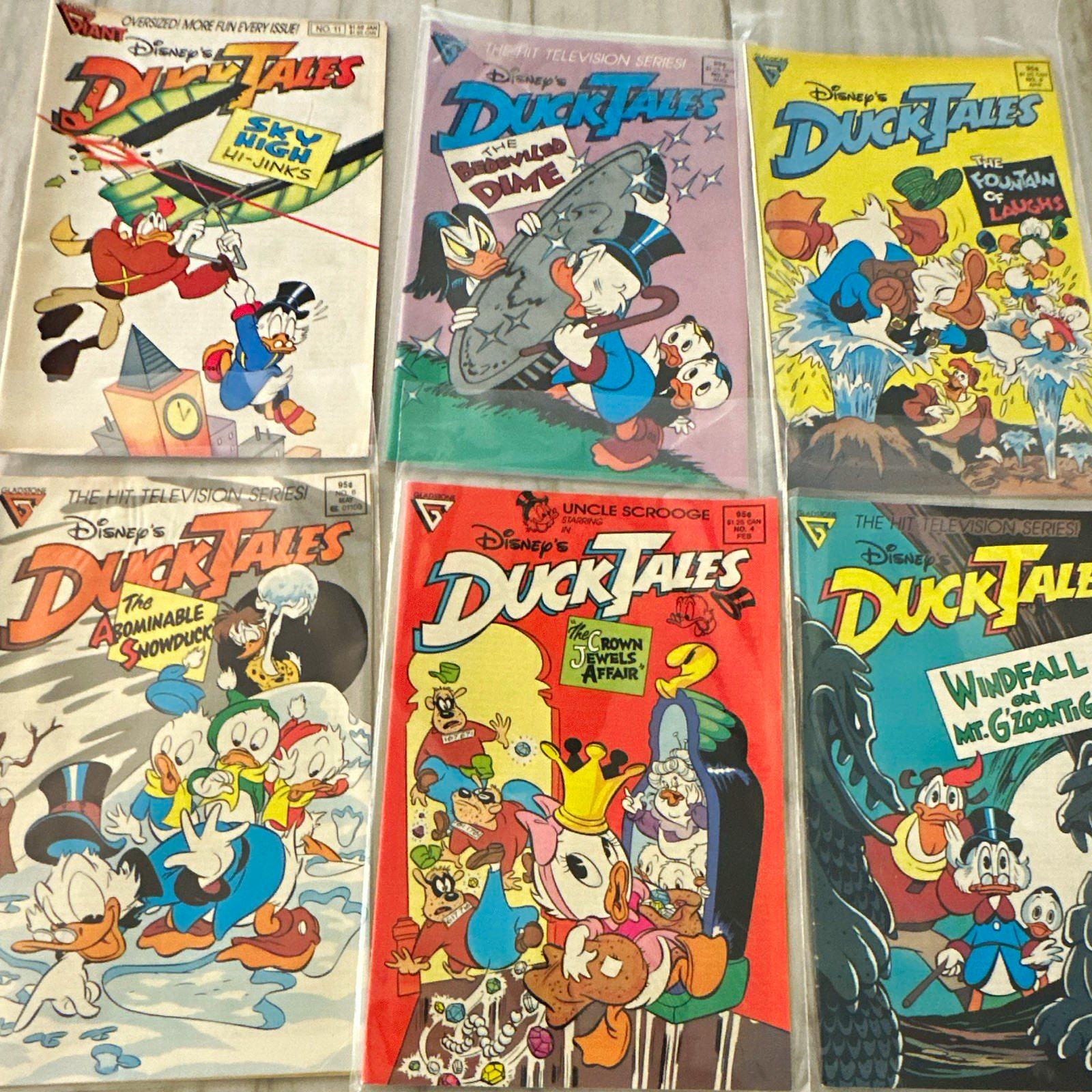 Disney DuckTales Comic Book Lot 6 - Donald Duck Scrooge McDuck Don Rosa