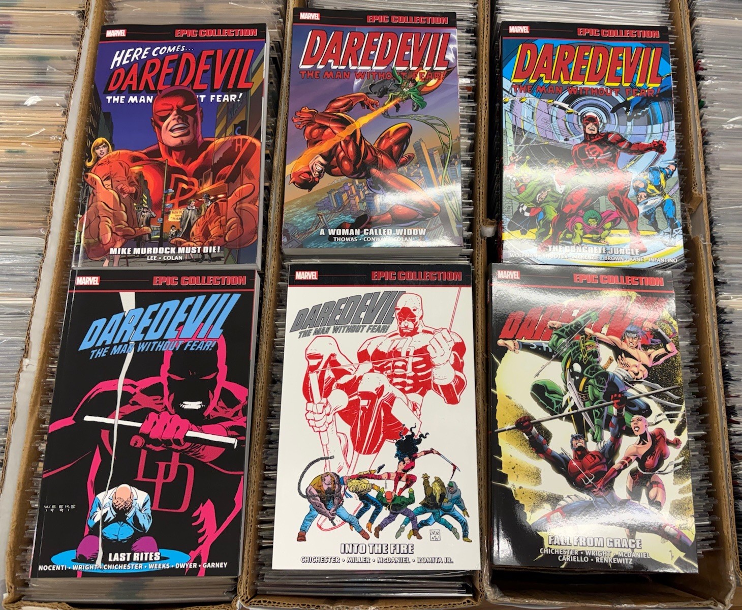 Daredevil Epic Collection TP Lot Vol 2 4 7 15 17 18 Marvel Comics Nocenti Miller