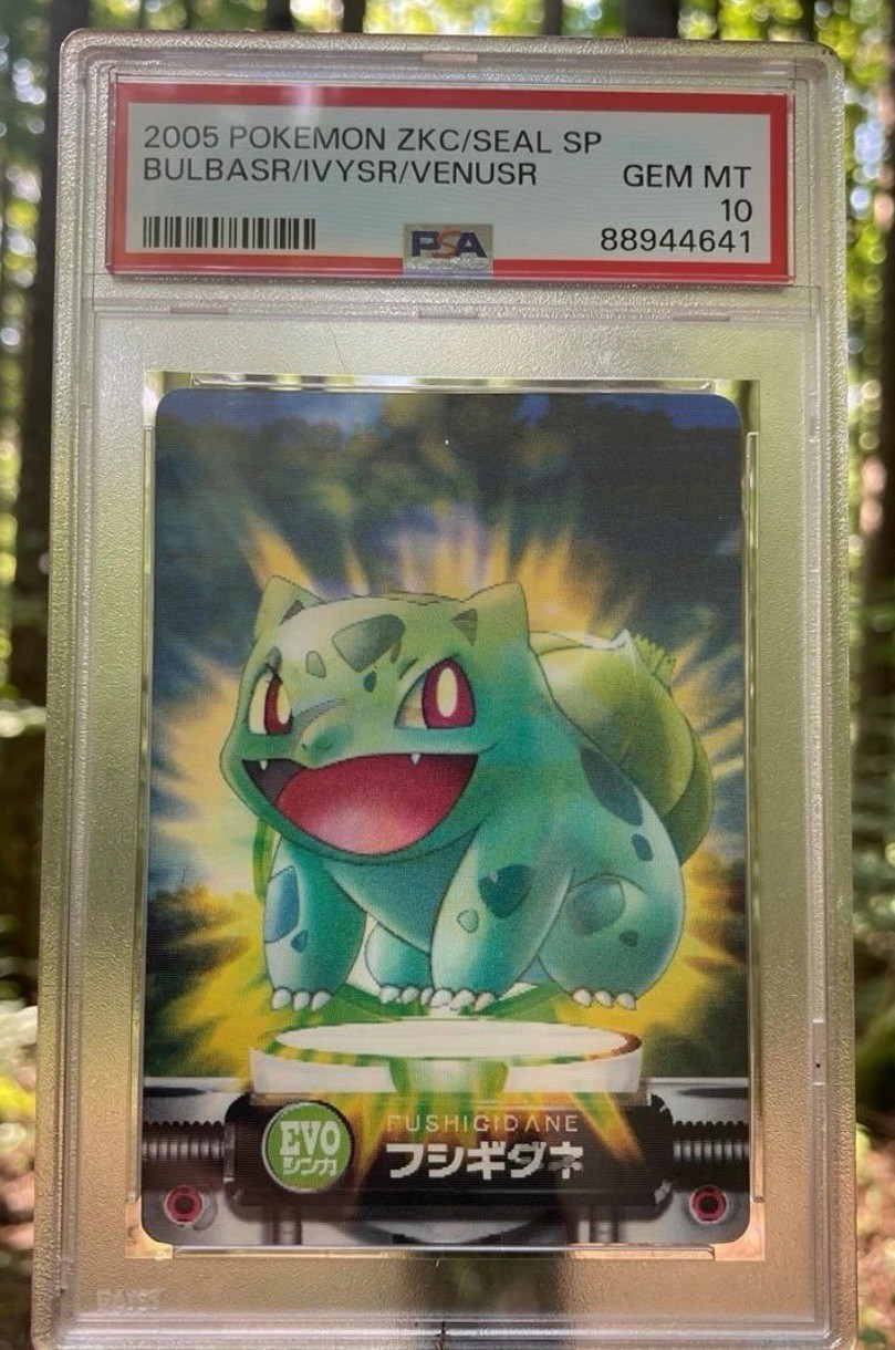 2005 BULBASAUR/IVYSAUR/VENUSAUR PSA 10