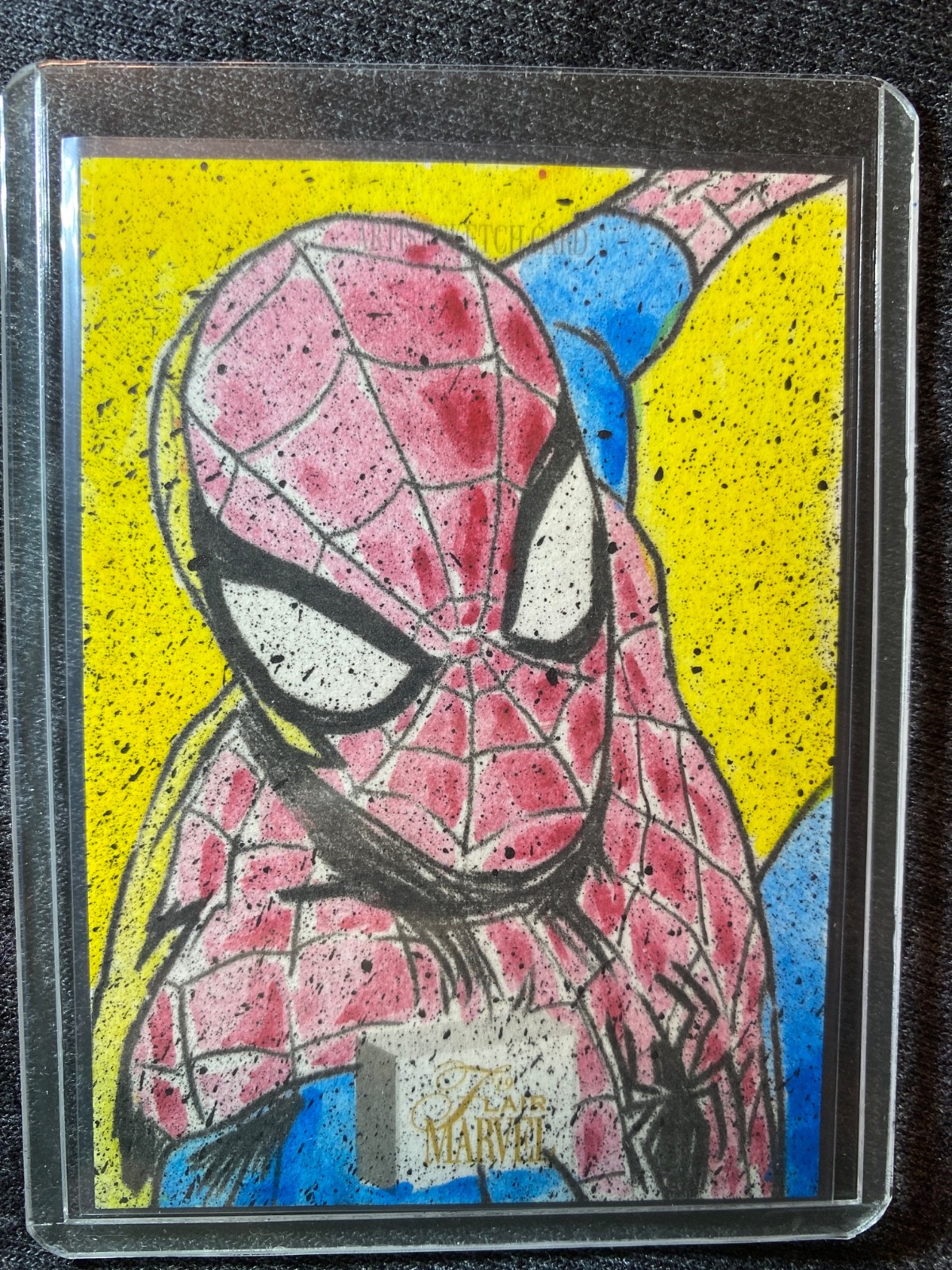 2019 Marvel Flair Spider-man Sketch card Jeffrey Benitez 1/1
