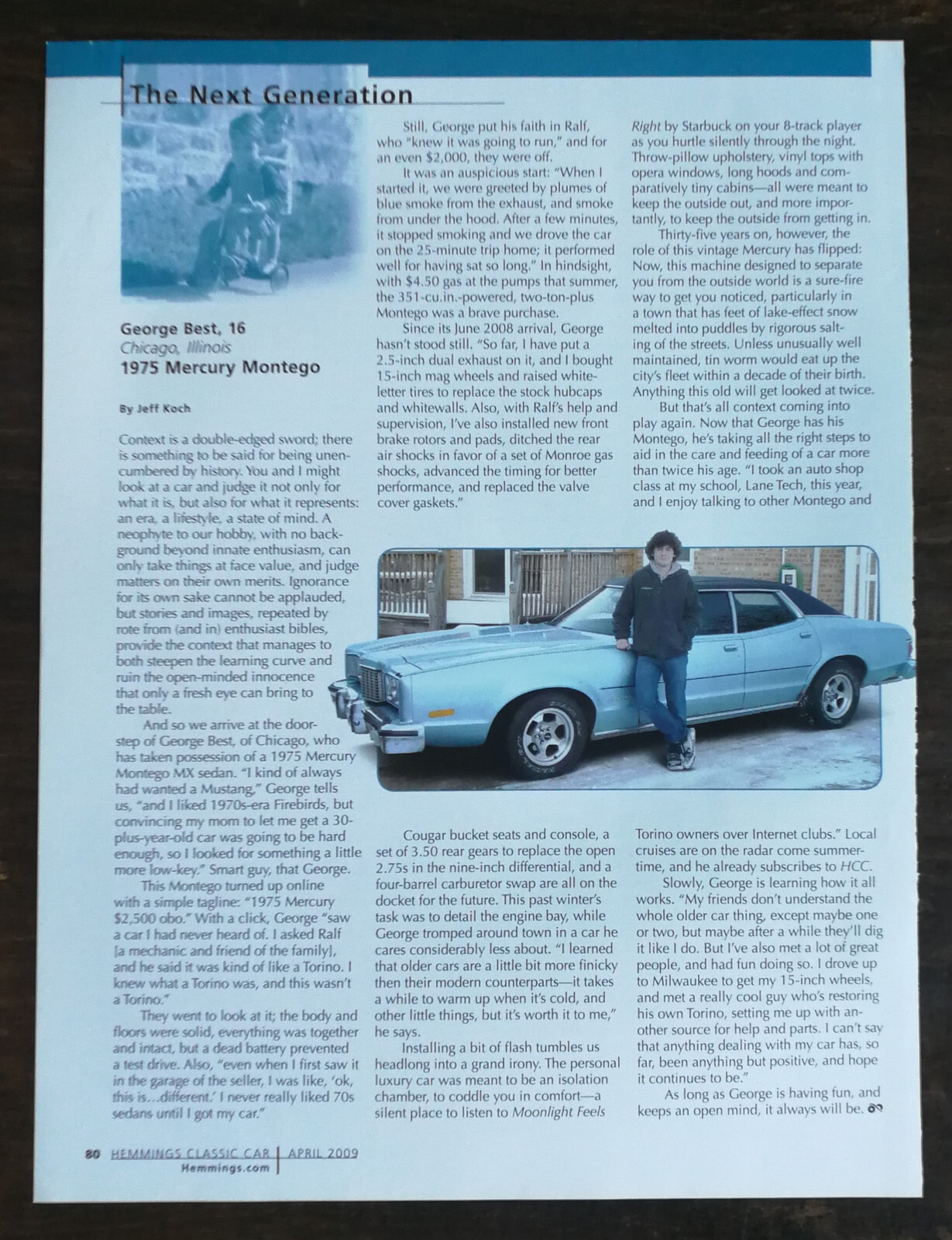 1975 Mercury Montego Original Article 1123