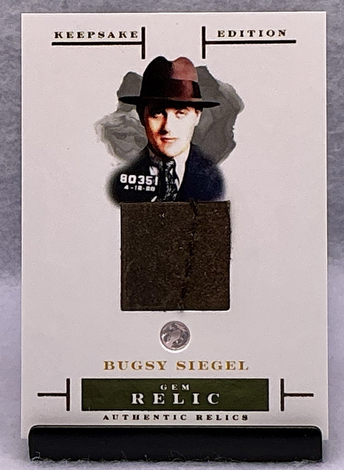 2023 Keepsake Edition Bugsy Siegel Authentic Vintage Leather Hat Relic  Mobster