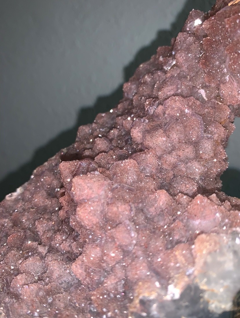 Large Pink Sugar Amethyst Cutbase Crystal