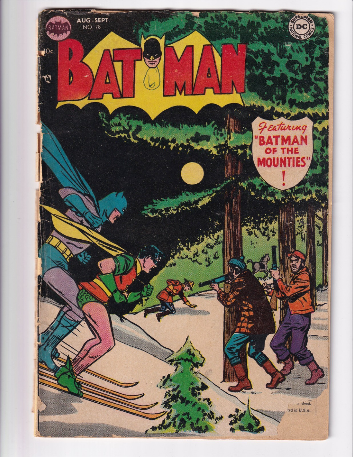 Batman #78 DC Comics 1953 Golden age Low Grade see description