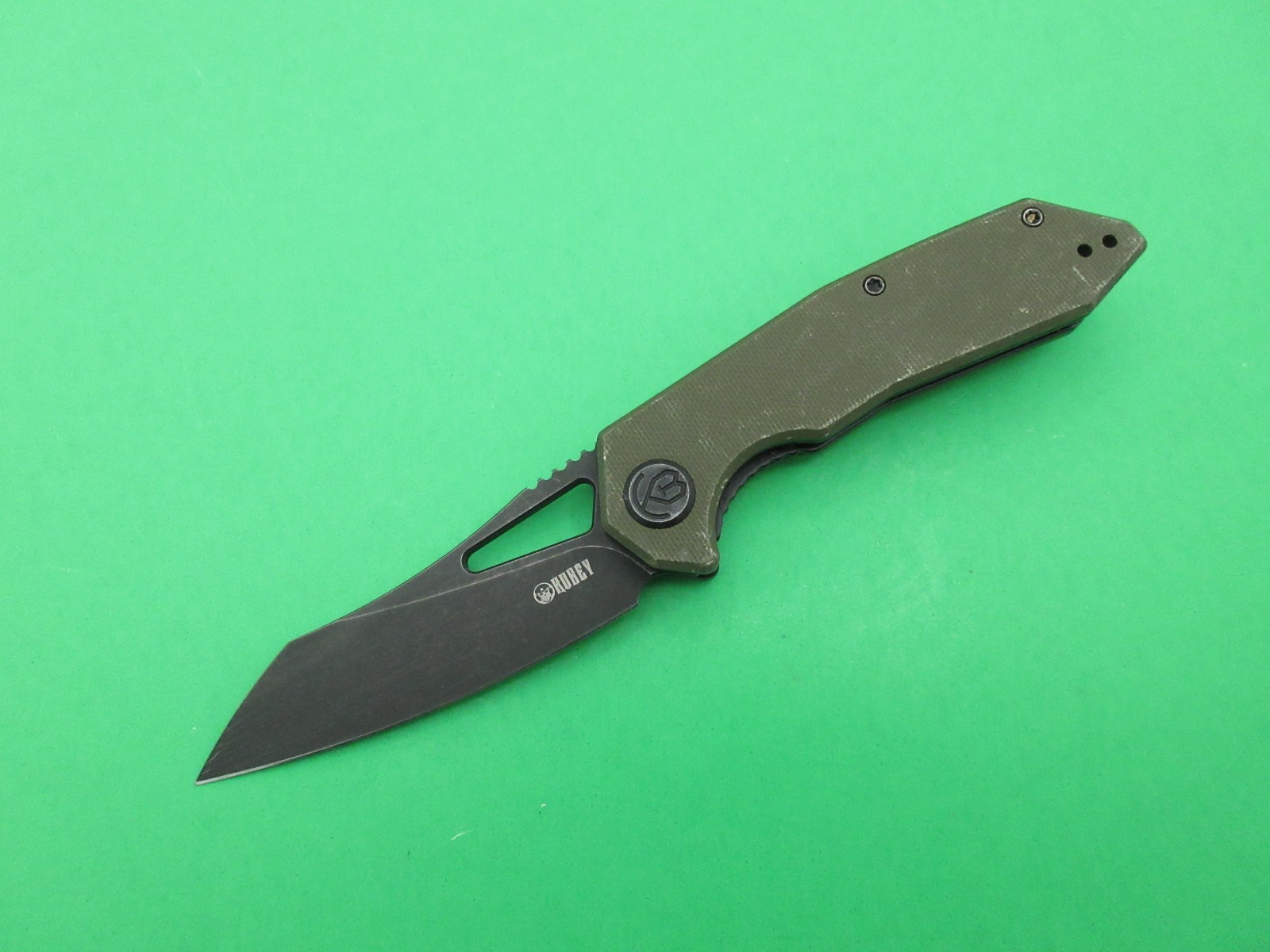 Kubey Vagrant Max Tkachuk AUS-10 Liner Lock Folding Pocket Knife